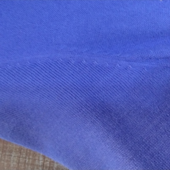 Blue Cowl Neck Sweater Dress with Black Belt - Picture 3 of 9